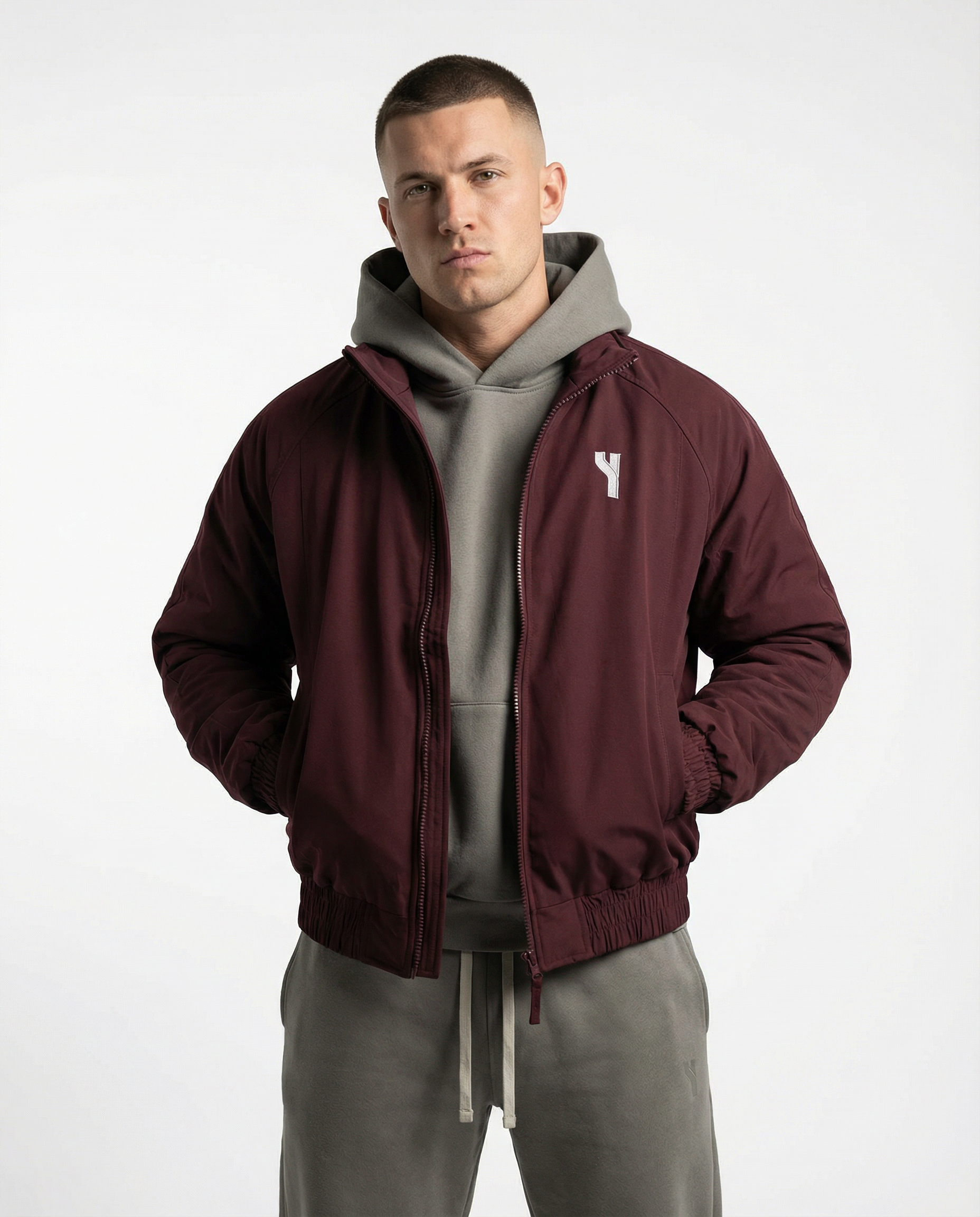 Shield Stand Collar Puffer Coat