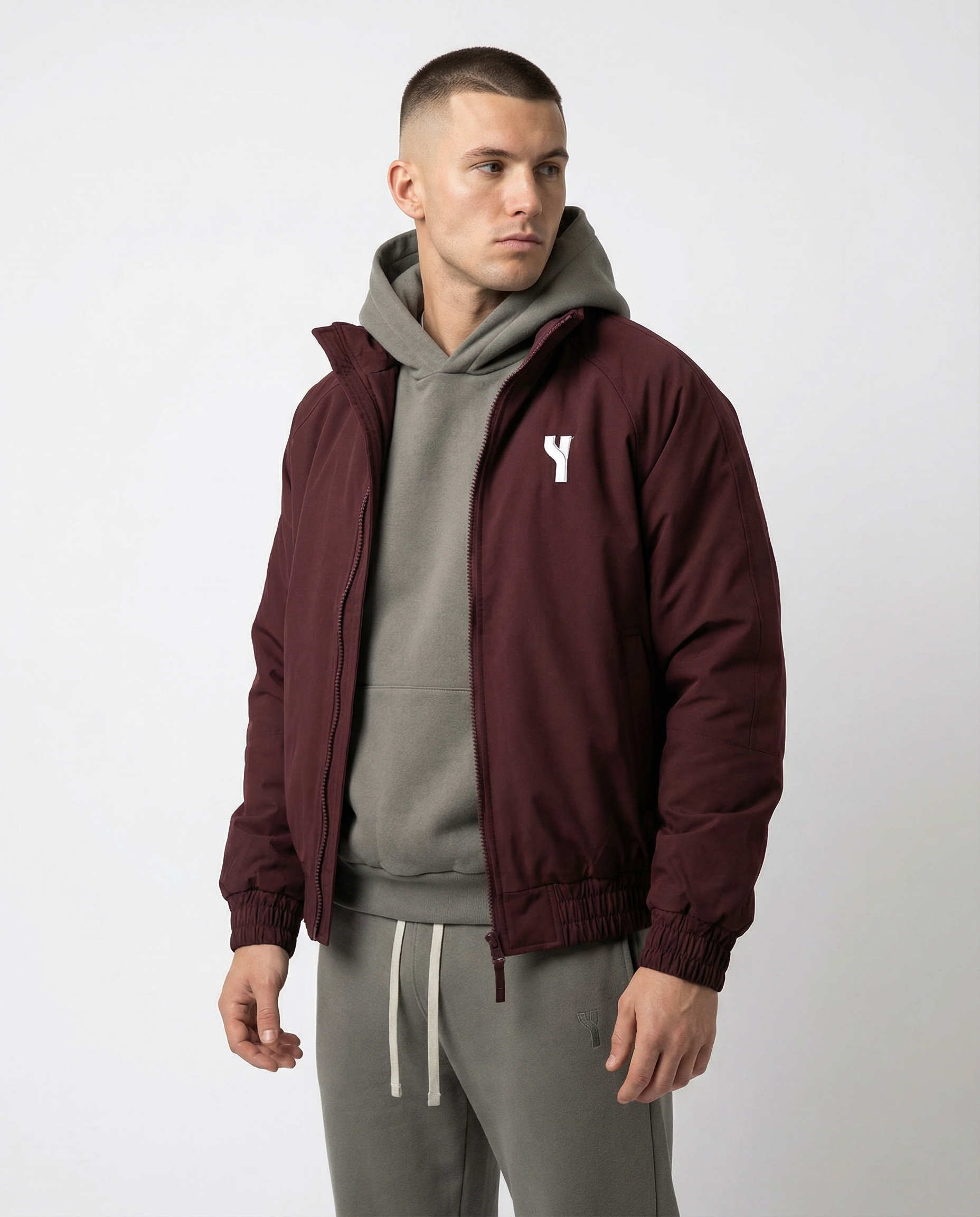 Shield Stand Collar Puffer Coat