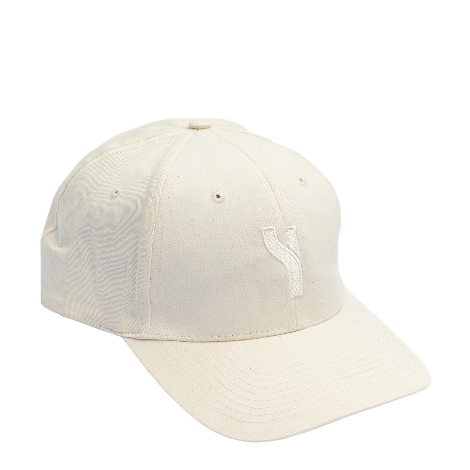 Snapback Cap in white product shot with white background