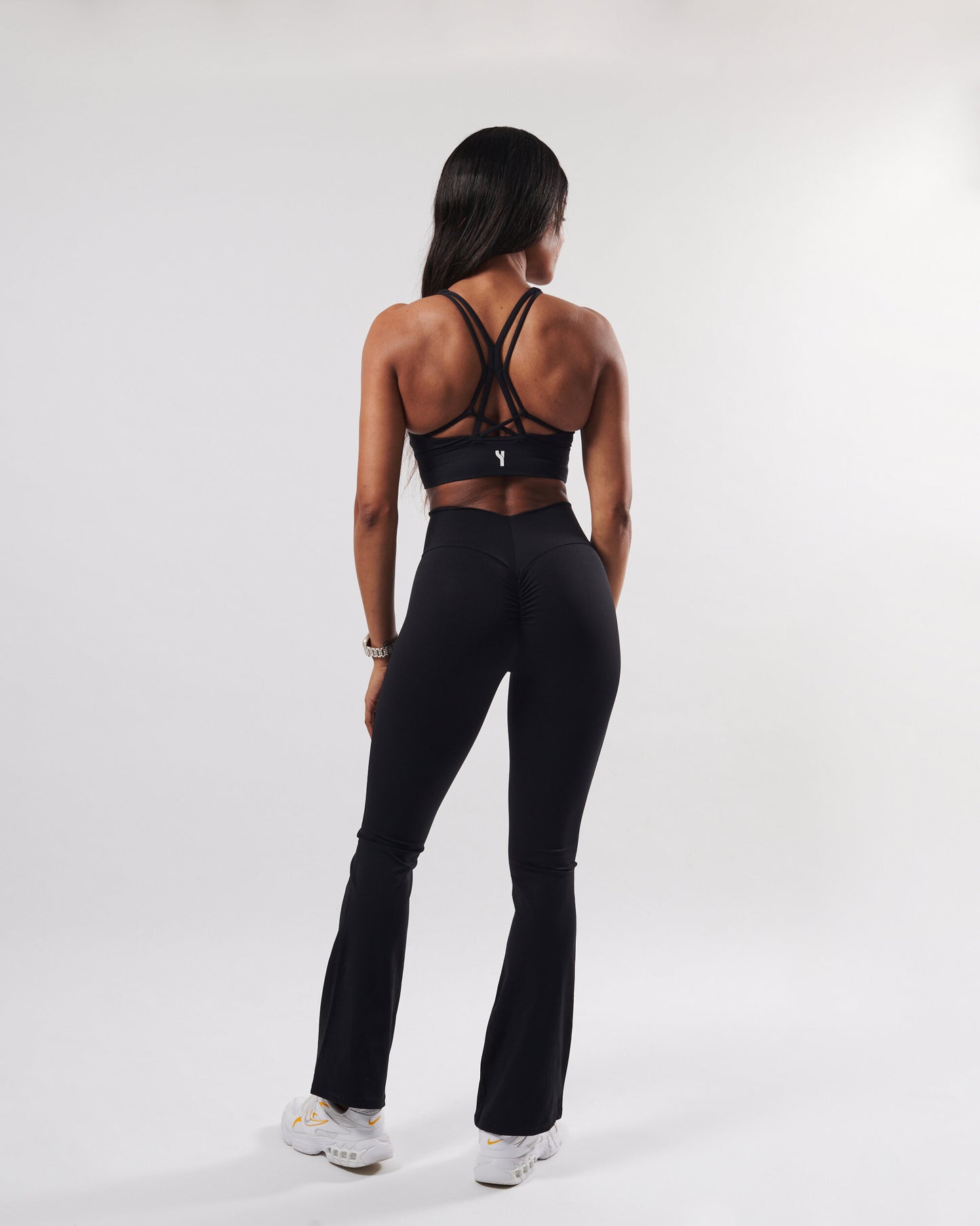 Black Align V Flare Leggings